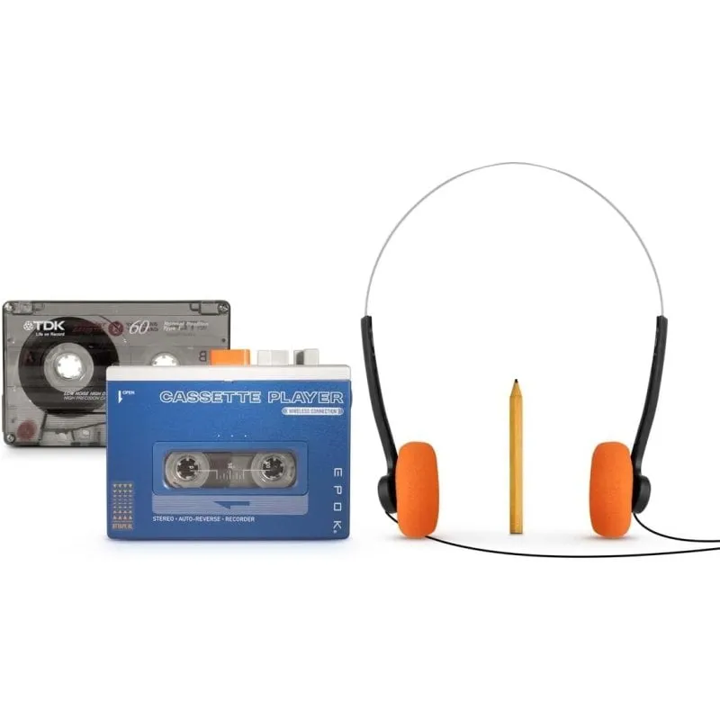 Auricolari Apple Bluetooth wireless con microfono USB-C e jack 3,5 mm blu