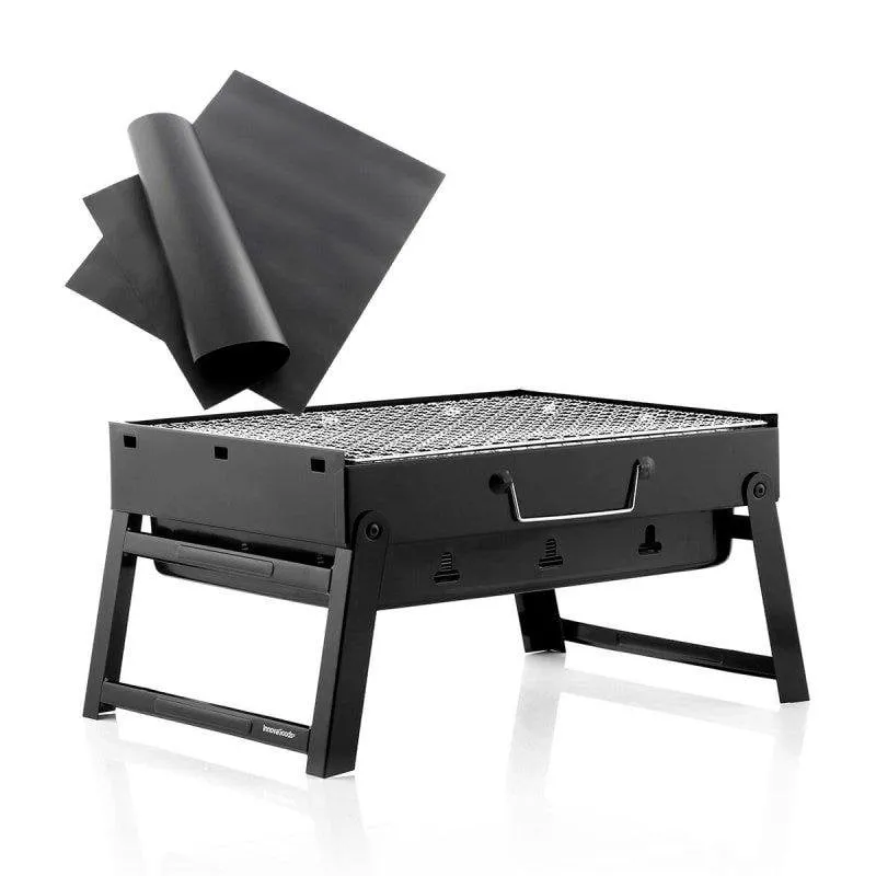 Pack 2 Tovaglioli Forno Barbacoa Barbacoa Pieghevole Portatile Innovagoods