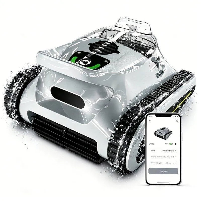 Robot Pulisci-fondi Seauto Pianificazione Intelligente 180min Autonomia App