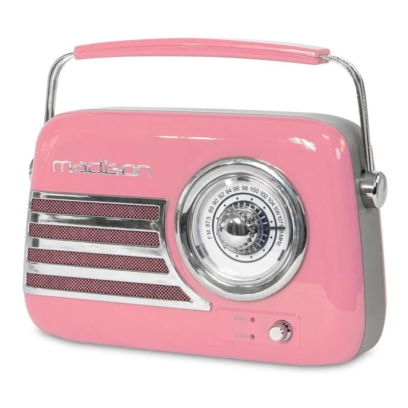 Radio Portatile Madison Sound FREESOUND-VR40P FM 30W Rosa