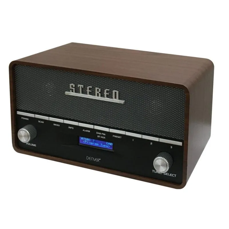Radio Personale Denver DAB-36 DAB+ FM PLL 10W LCD Blu