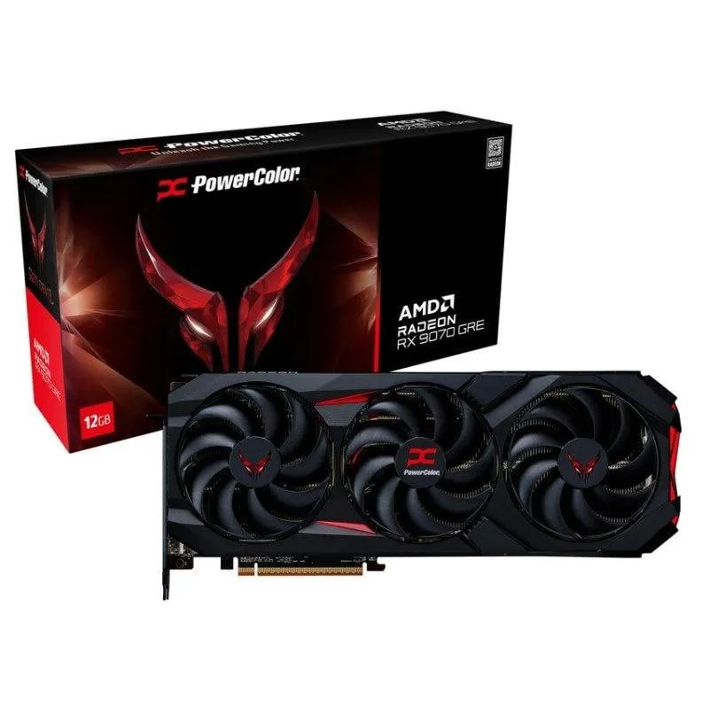 Scheda Grafica PowerColor Red Devil AMD Radeon RX 9070 GRE 12GB GDDR6