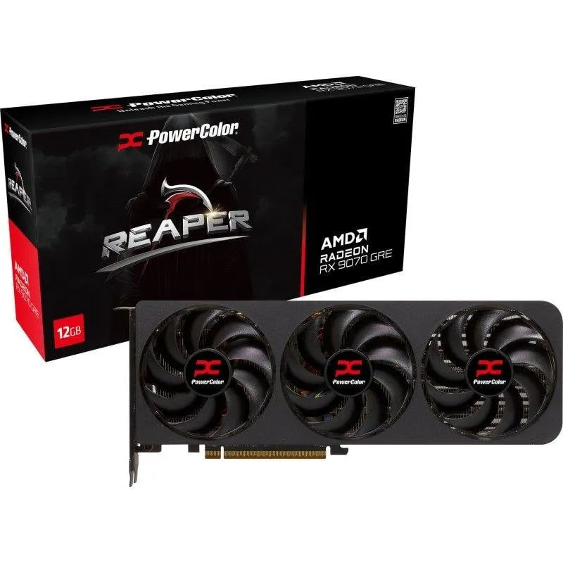 Scheda Grafica PowerColor Reaper AMD Radeon RX 9070 GRE 12GB GDDR6