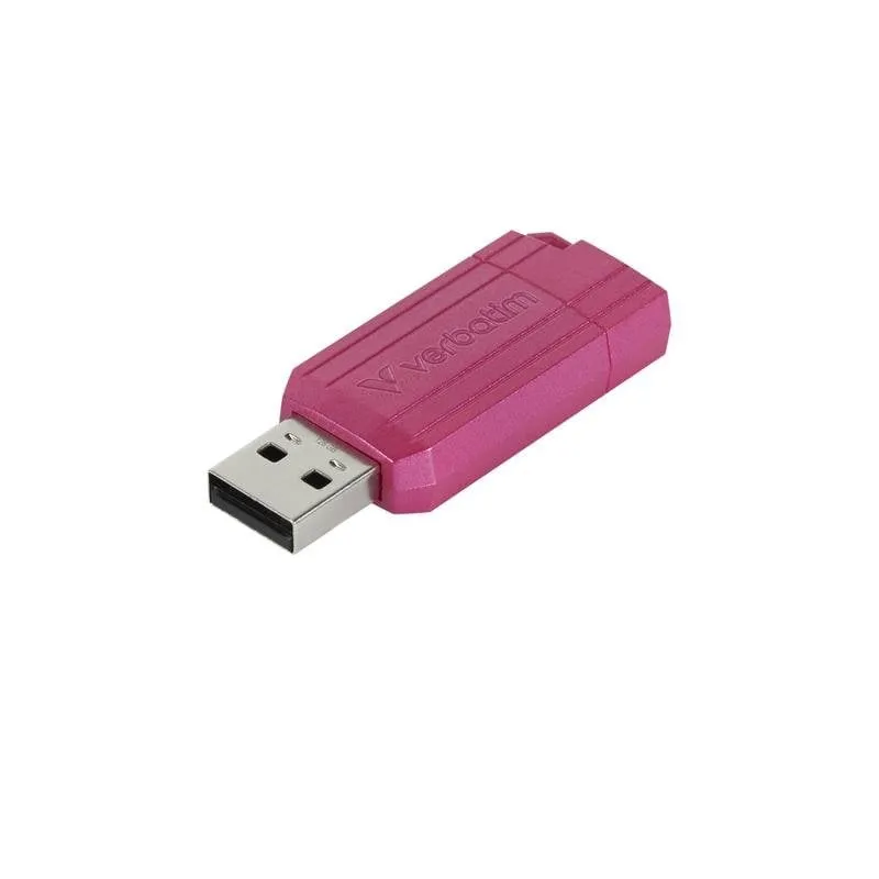 Chiavetta USB Verbatim PinStripe 128 GB USB 2.0 Scorrevole Rosa