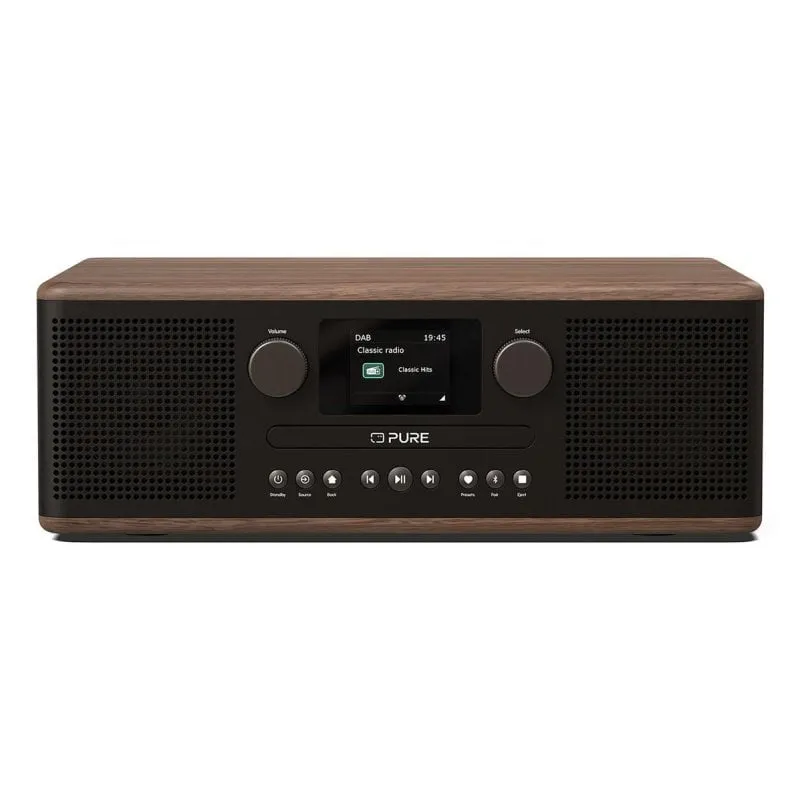 Radio Portatile Pure Classic C-D6 DAB+ FM Bluetooth 5.3 Nero Noce