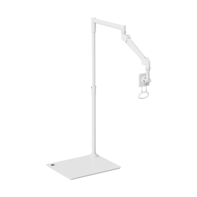 Kimex 016-1605 Supporto Monitor Medico da Pavimento Articolato 17-32" VESA Max 4Kg Base Larga