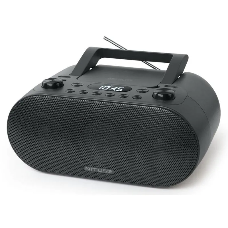 Sistema stereo portatile Muse M-35 BT Bluetooth 5.3 Nero