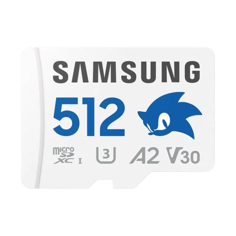 Scheda MicroSD Samsung MB-MD512S 512 GB Classe 10 UHS-I V30 A2 Blu Grigio Bianco