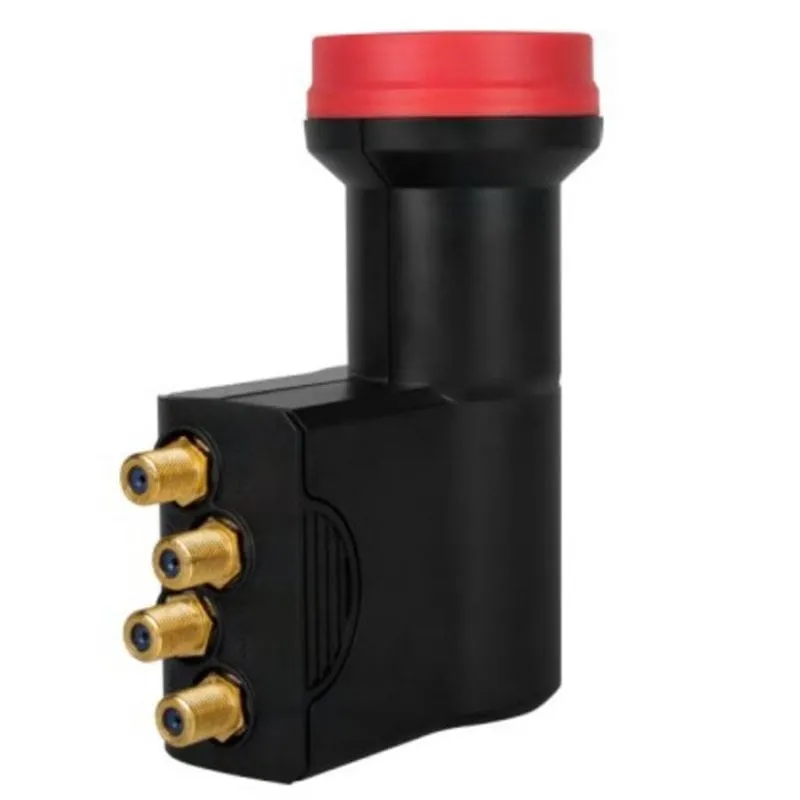 LNB Megasat Quattro Diavolo 4 Porte F Nero Rosso