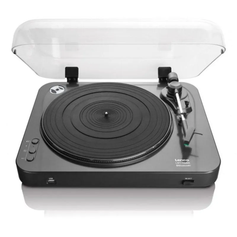 Giradischi Lenco LBT-120BK Bluetooth 2.1+EDR Semiautomatico Nero 33/45 RPM
