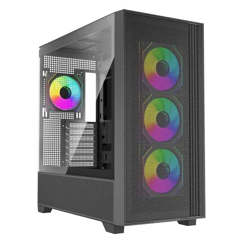 Case Midi Tower Xilence Xilent Flux Nero EATX ATX micro ATX Mini-ITX