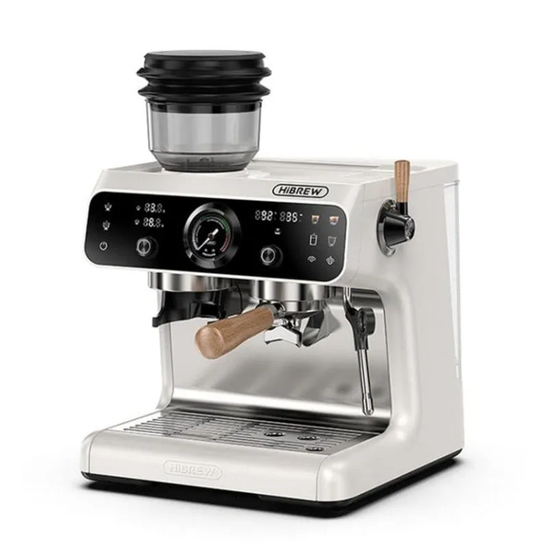 Macchina da caffè espresso semi-automatica HiBREW H7B 2,8 L 20 bar con macinacaffè integrato
