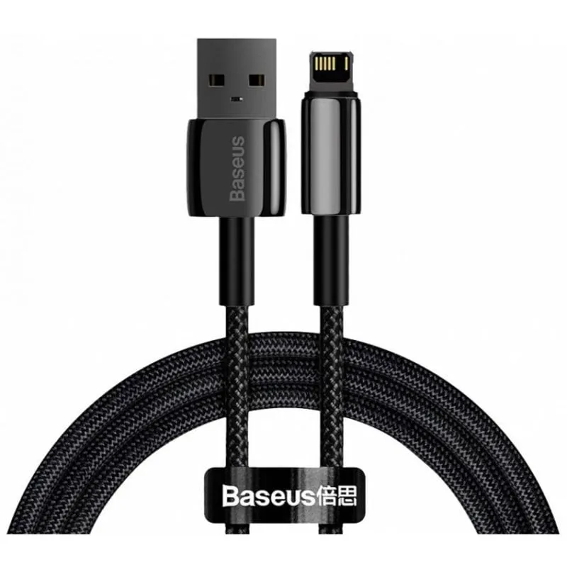 Cavo USB per Lightning Baseus Tungsten 1 m Nero
