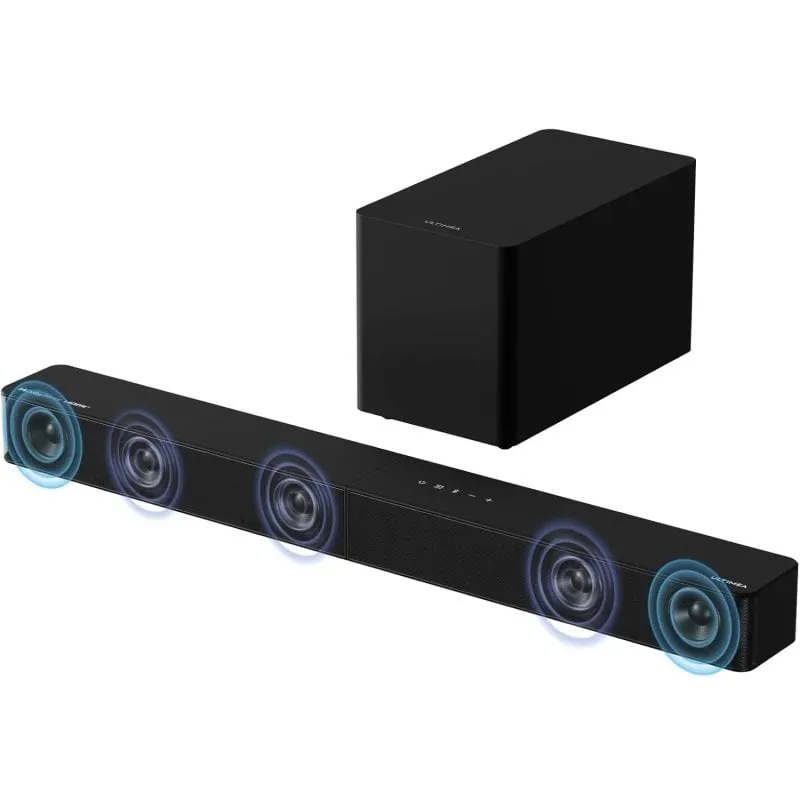 Barra Audio Ultimea Poseidon M60 BOOM 5.1 170W Bluetooth HDMI eARC Dolby Atmos