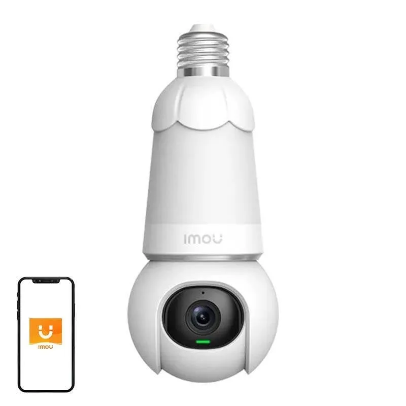 Videocamere di sorveglianza IMOU IPC-S6DP-5M0WEB-E27 5MP Visione Notturna Esterna IA e Allarme