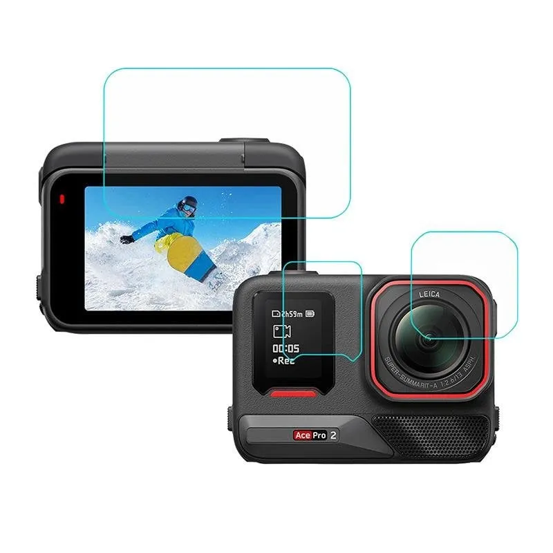Film di protezione 3-in-1 Puluz per Insta360 Ace Pro 2
