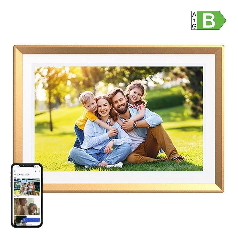 Cornice Fotografica Digitale Arzopa D10 10.1" Oro 32GB WiFi