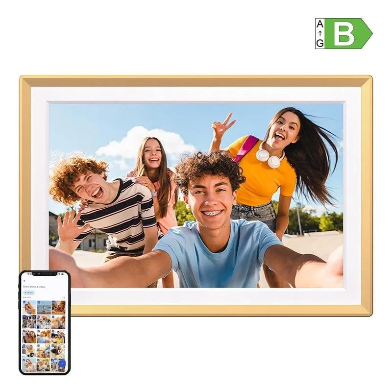 Cornice Fotografica Digitale Arzopa D14 Golden 14" Full HD Wi-Fi 32GB
