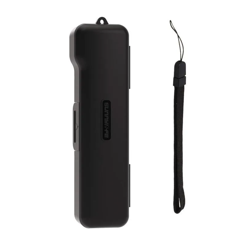 Cover protettiva Sunnylife per Osmo Pocket 3 nera con tracolla