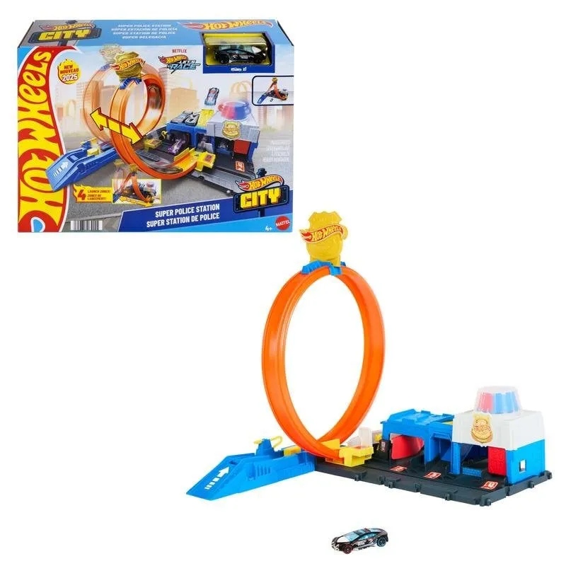 Pista di Veicoli Giocattolo Hot Wheels City JBM71 Multicolore