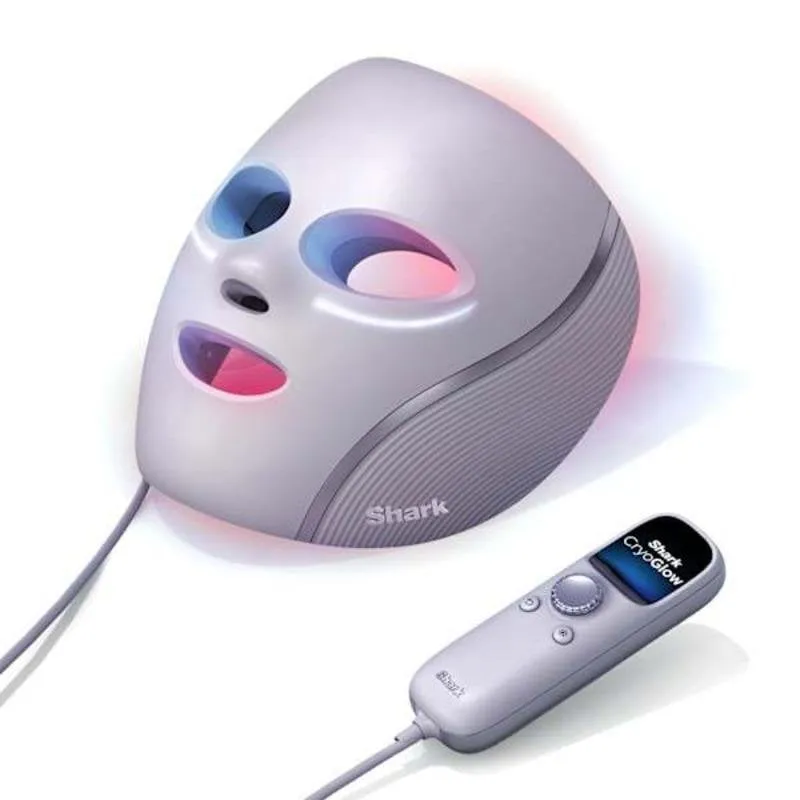 Maschera LED Shark CryoGlow Trattamento Pelle Viola