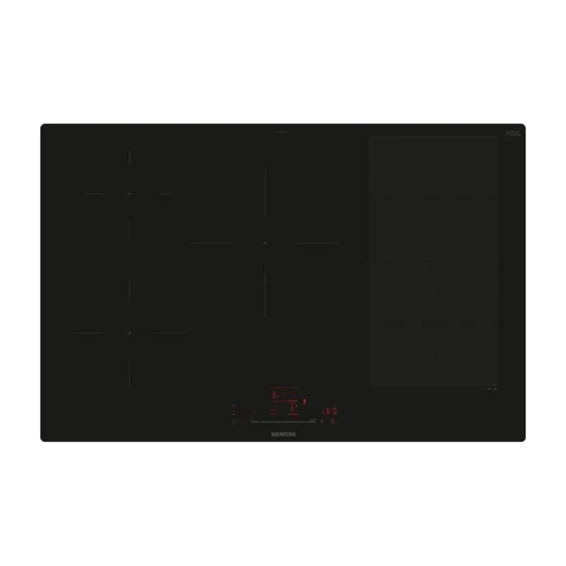 Piastra a induzione Siemens EX801HVC1E 80 cm 4 zone Nero