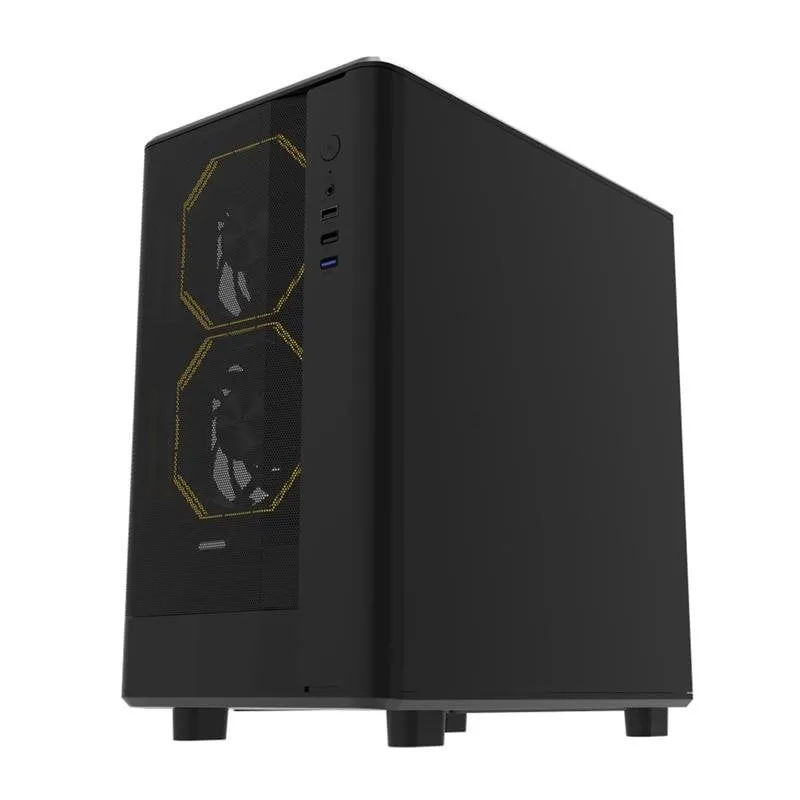 Case PC Darkflash DB330M Mesh Nero Vetro Temperato M-ATX/ITX