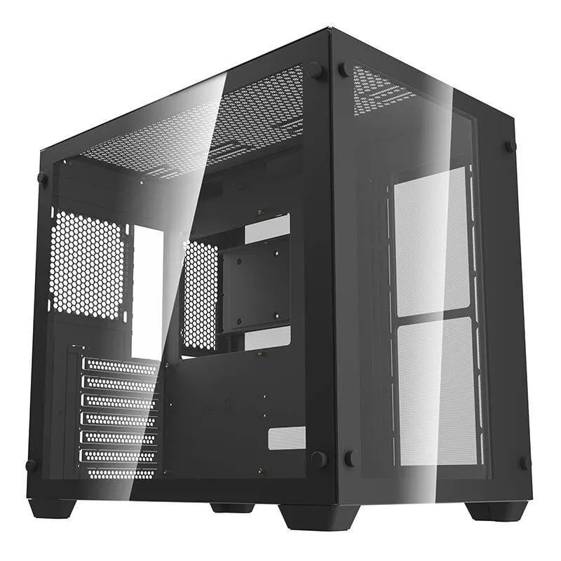 Case PC Darkflash C285 Nera Torre ATX Cristallo Temprato