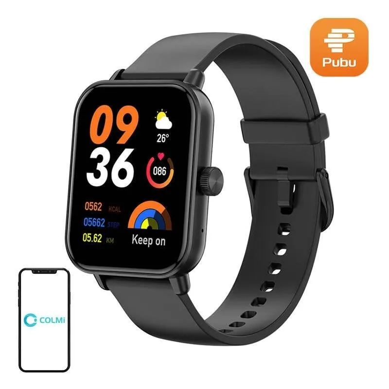 COLMi P81 Bluetooth 1,9" Nero Taglia Unica IP68 SpO2 Cardiofrequenzimetro