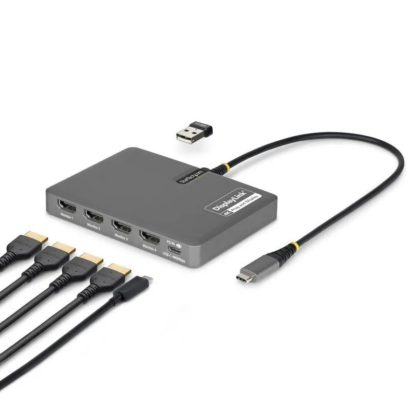Adattatore USB-C 4x HDMI 4K 60 Hz StarTech.com QUAD-USB-HDMI-ADAPT