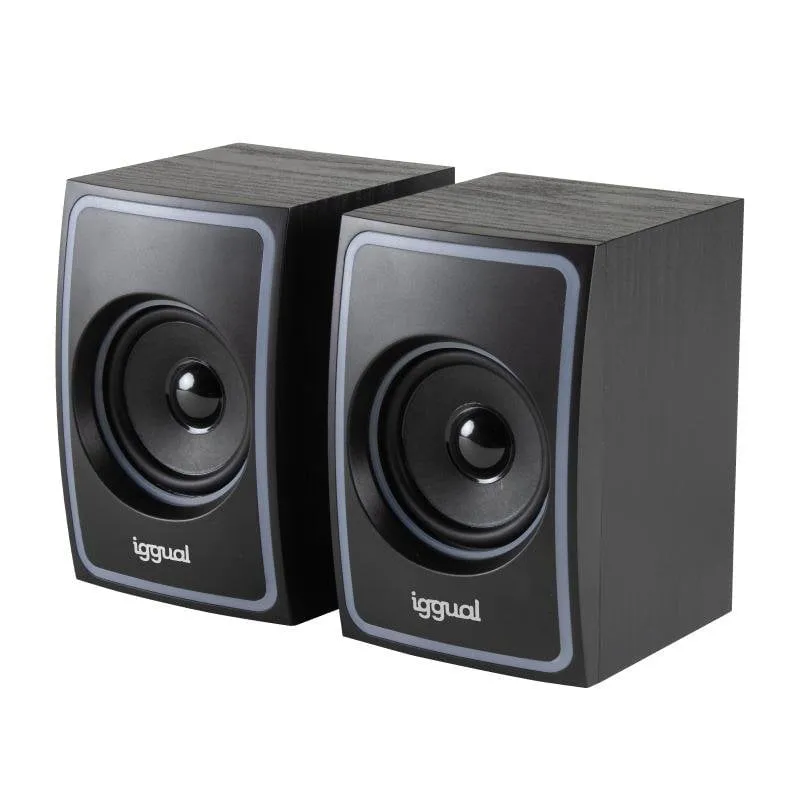 Altoparlanti IGGUAL 2.0 Bluetooth e mini-jack 10W con controllo volume