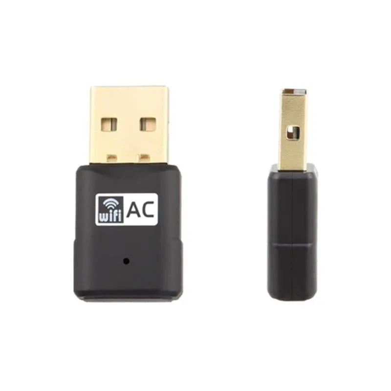 Scheda di Rete Fanvil WF20 USB Wi-Fi 5 Dual Band 150 Mbps Nera