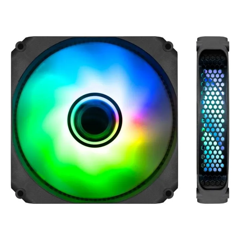 Raffreddamento Aria CoolBox Infinity ARGB 120mm Multicolore Silenzioso