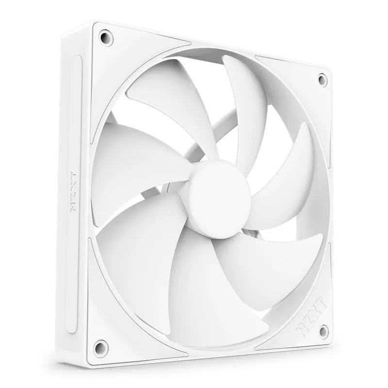 Raffreddamento Aria NZXT 140mm Bianco 500-1700 RPM F140P Cuscinetto FDB