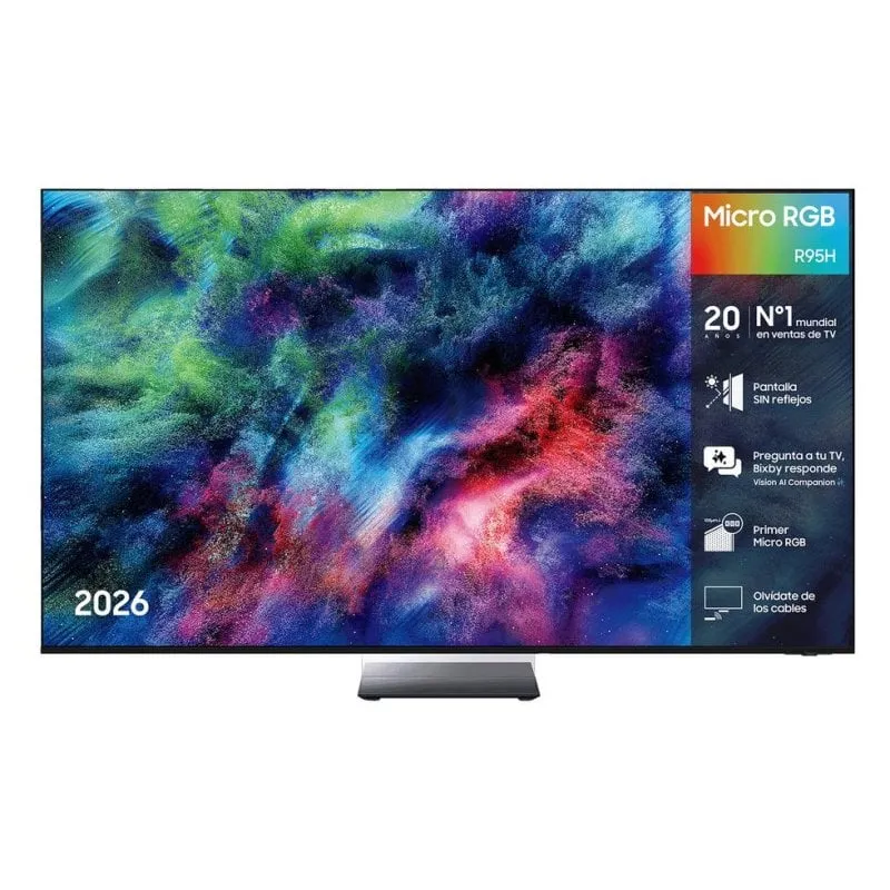 TV Samsung Micro RGB R95H 85" 4K UltraHD 165Hz Smart TV Tizen HDR10+ Dolby Atmos