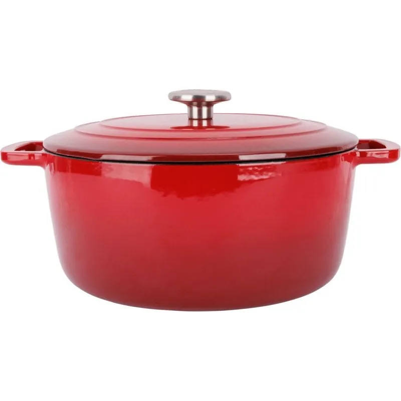 Cocotte Cosy & Trendy Fontestic 28 cm Ghisa Smaltata Rossa 6,9 L