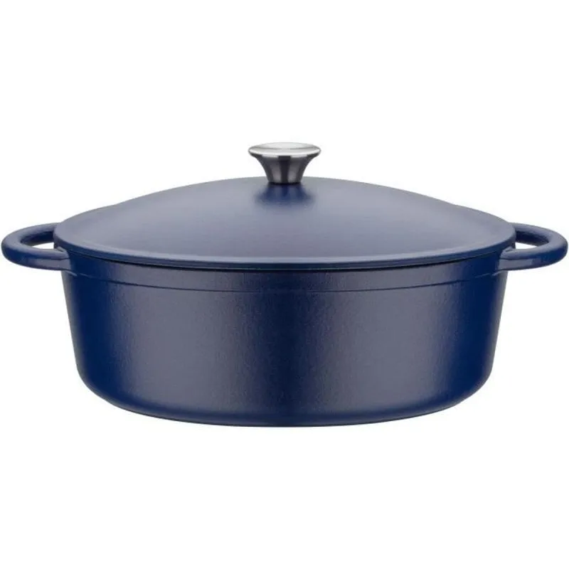 Cocotte GSW Blue Magic Ovale Ghisa 33x26 cm 7L Smalto Induzione Forno