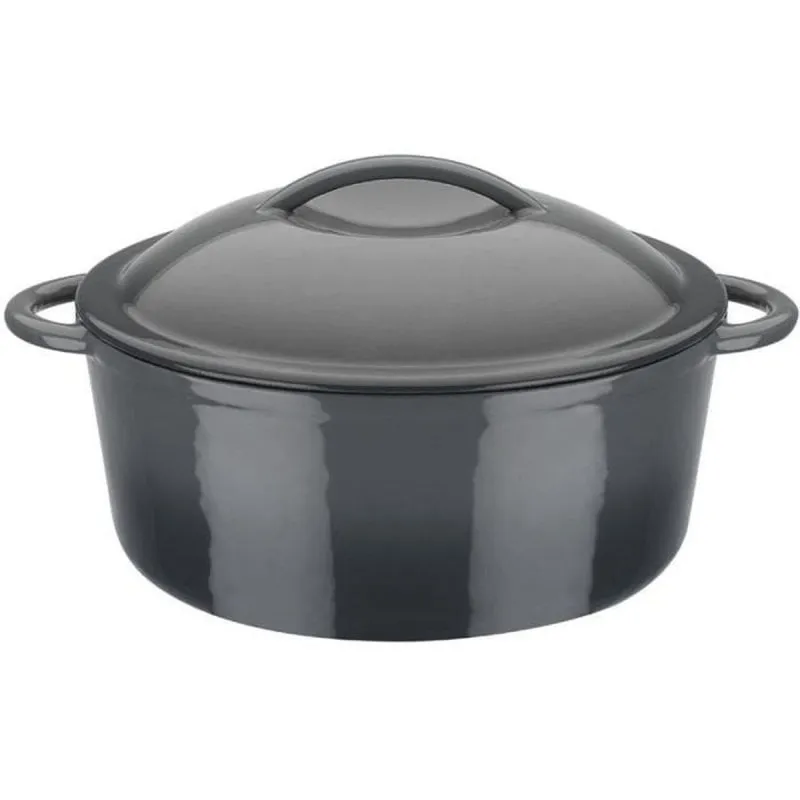 Casseruola GSW Grey Shadow 24 cm Ghisa Smaltata Induzione 3,8 L
