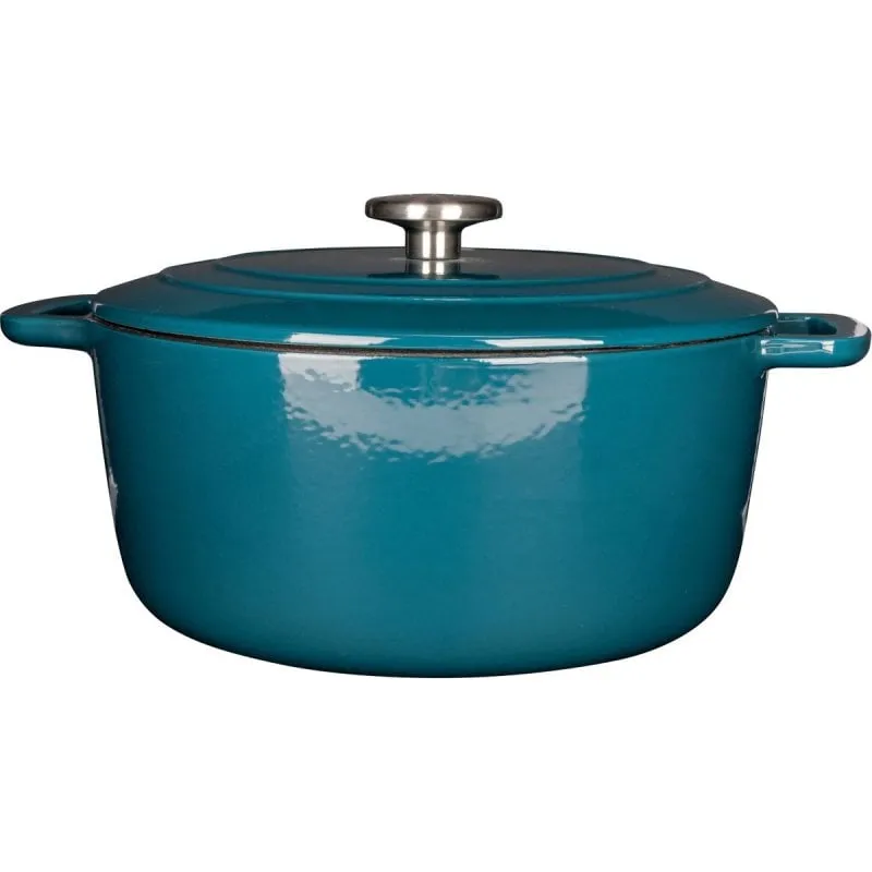 Cocotte Cosy & Trendy Fontestic 28 cm 6,15 L Blu Profondo Interno Smaltato
