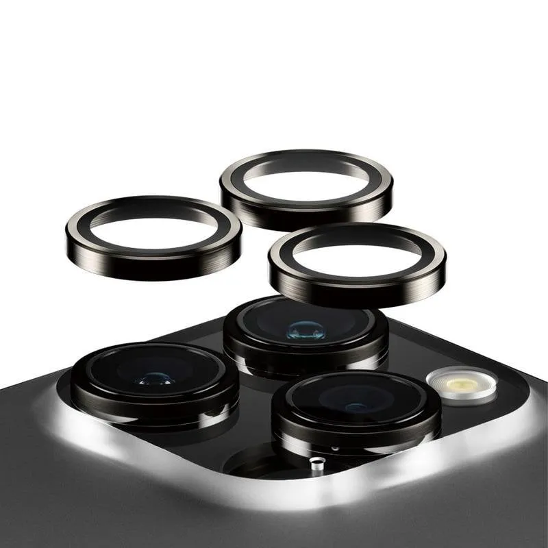 Protettore per obiettivo metallico PanzerGlass Hoops per iPhone 15 Pro e Pro Max