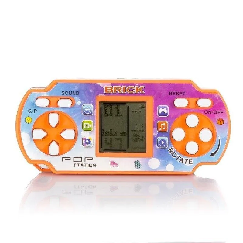 Dam Electronics Pop Station Retro Portatile 23 Giochi Classici Nero