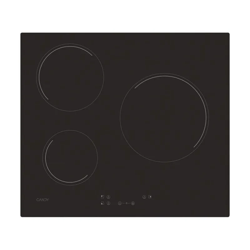 Piano di cottura Candy CH63CC/4U2 3 zone 60cm Nero