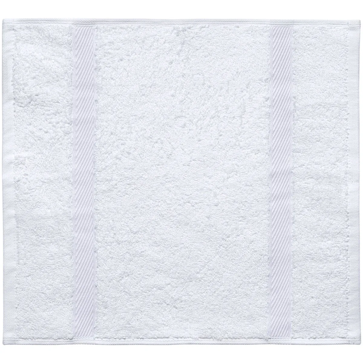 5x ERWIN M. Asciugamano bidet Valencia tinta unita; 30x30 cm (LxL); bianco; 5 pz. / Pacco