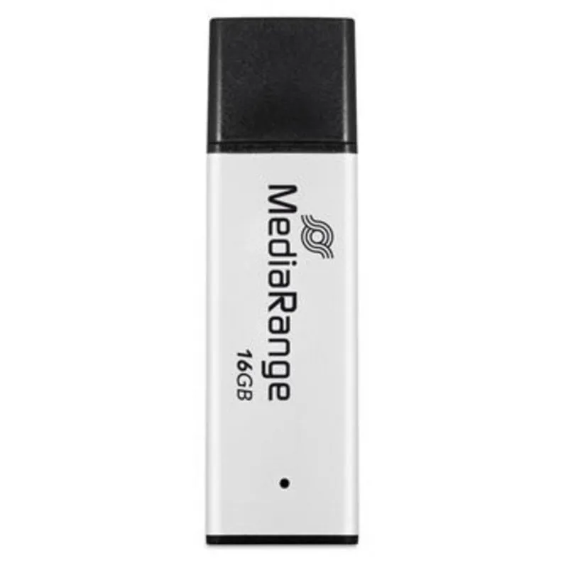 Chiavetta USB MediaRange MR1899 16GB USB 3.2 Gen 1 Nero Argento