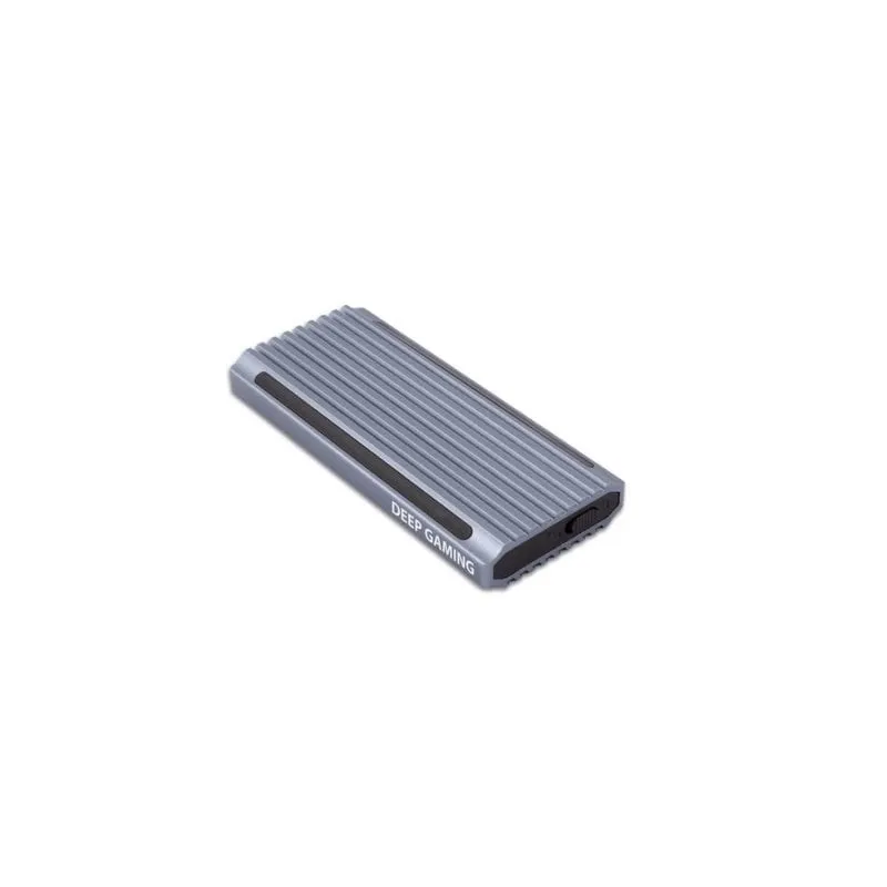 Caja PC CoolBox DG-MCM-NVME1 M.2 Alluminio Argento RGB Gaming USB 10 Gbit/s