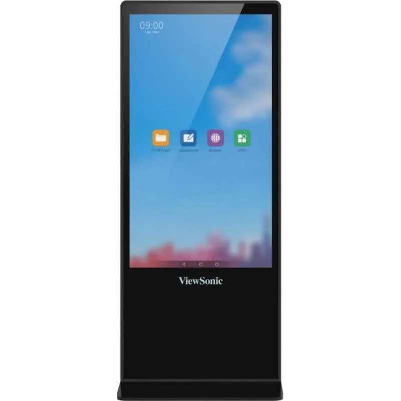 Monitor PC Viewsonic EP5542T 55" UltraHD 4K LED Touch Totem Android Altoparlanti