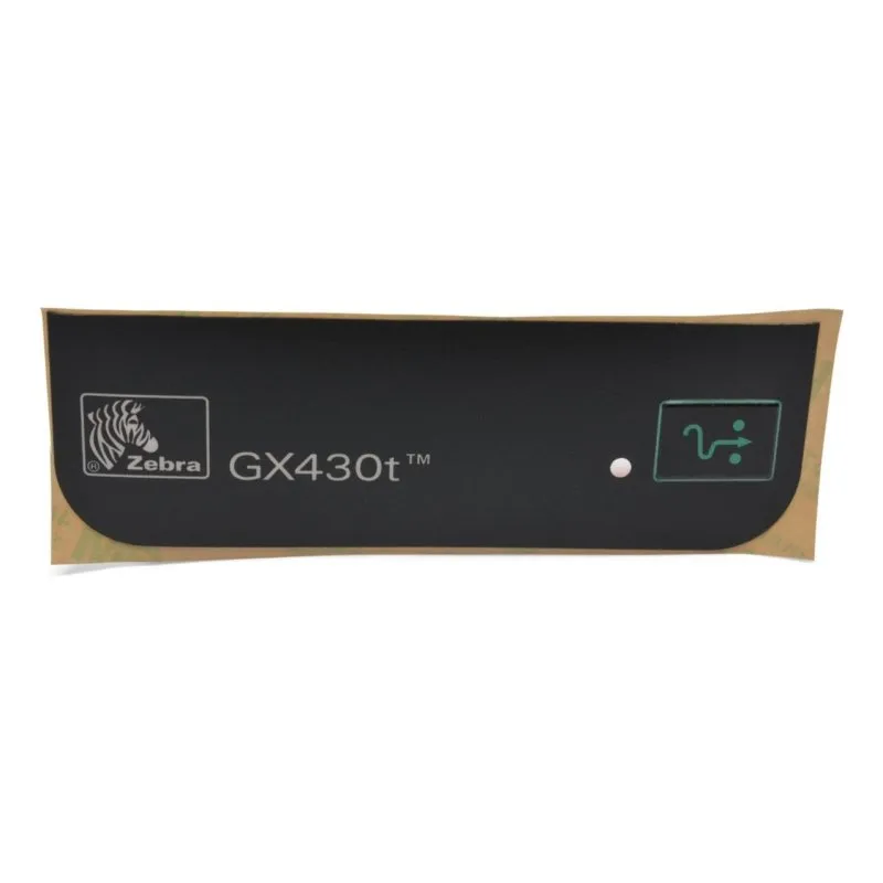 Placca di identificazione Zebra GX430T Nera 1 pezzo