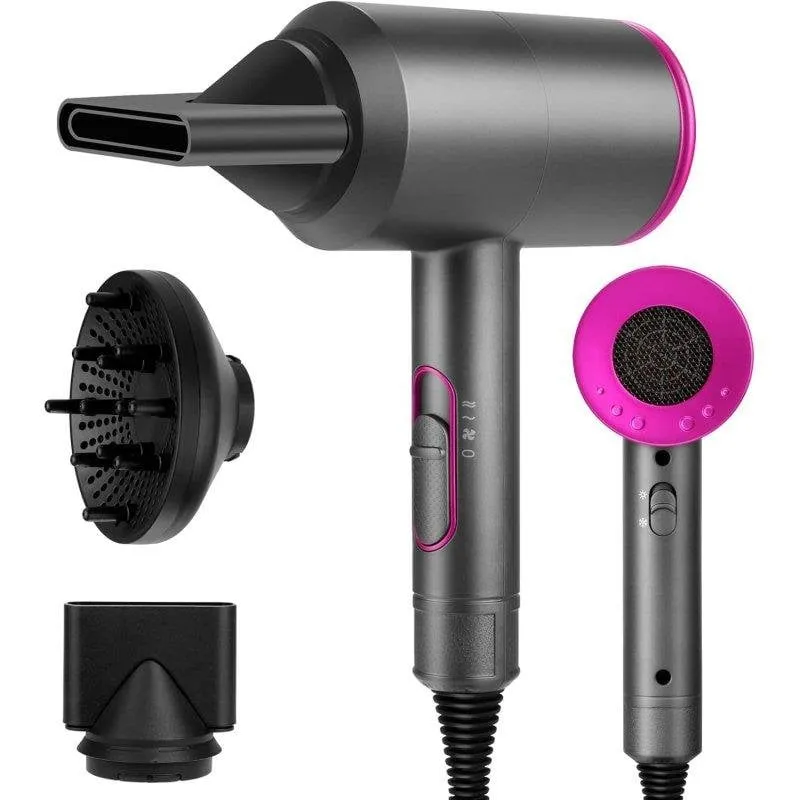 Phon Ionico Professionale Dam Electronics 2000W 2 Temperature 3 Velocità con Diffusore