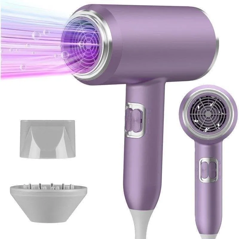 Phon Professionale Ionico Dam Electronics 2400W 3 Temperature 2 Velocità Viola