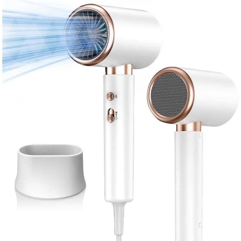 Phon Professionale con Diffusore Dam Electronics 2400W 3 Temperature 2 Velocità Bianco